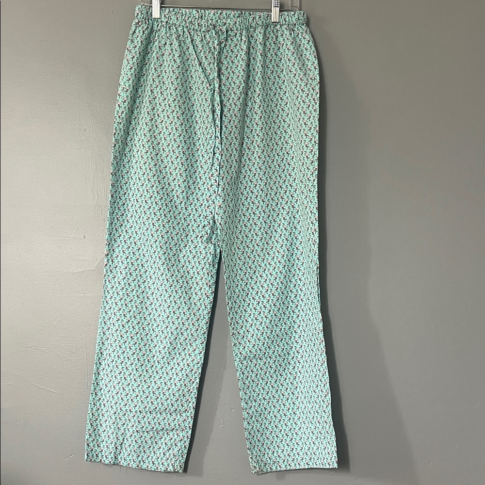 Vineyard Vines Men Teal and Pink Pajama Pants